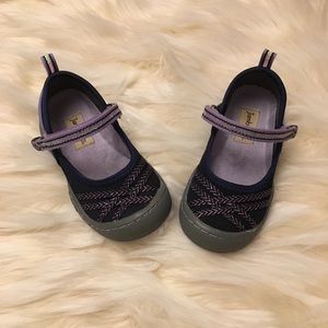 Jambu “Fia 2” Navy and Lilac Mary Janes Sz 7
